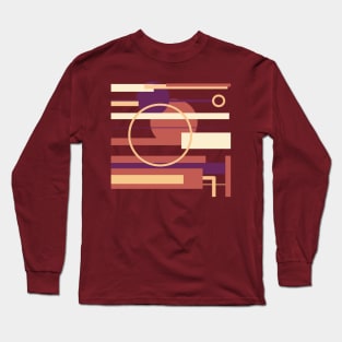 Geometric pattern modern abstract Long Sleeve T-Shirt